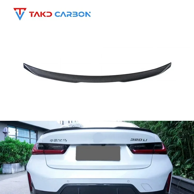 

M3 Style High Strength and Light Weight 3K Twill Dry Carbon Fiber Car Rear Trunk Spoiler for bmws 3 Series G20 G28 2019-IN