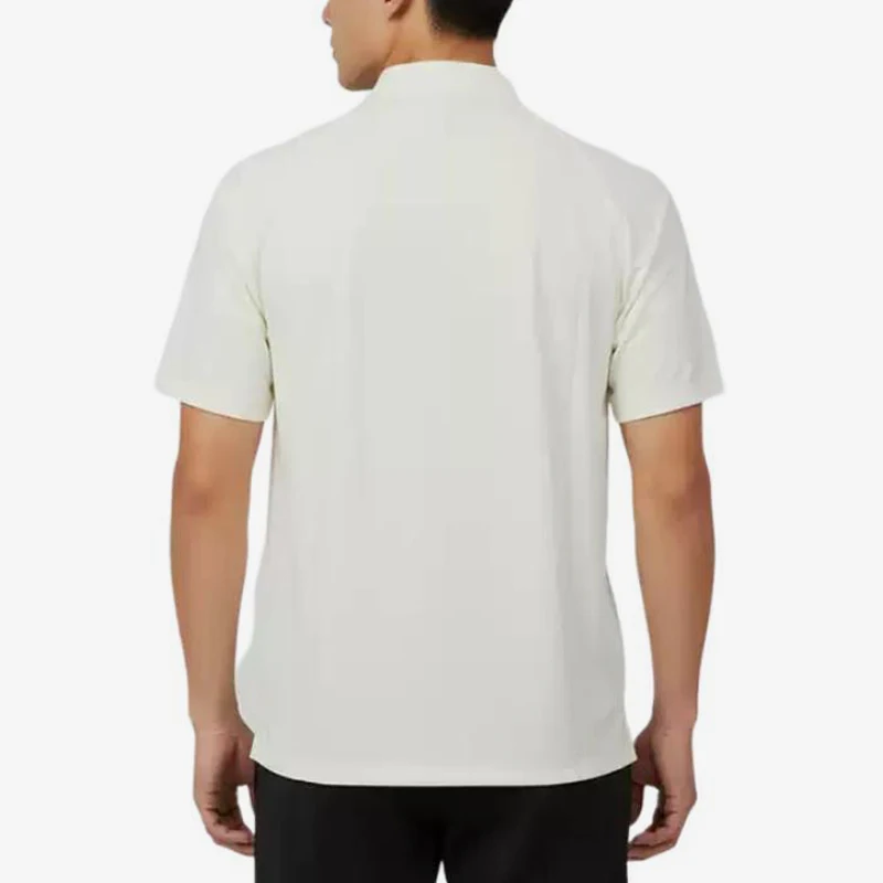 Adidas genuine new men's beige solid color simple short sleeved polo shirt KG0820
