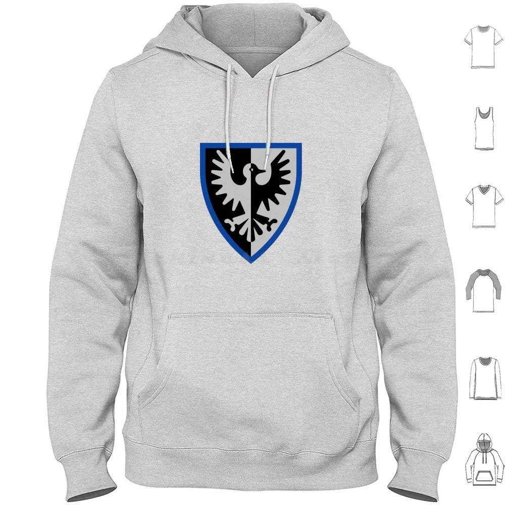 Black Falcon Knights Shield Emblem Hoodies Long Sleeve Falcon Castle Classic Toy Fantasy