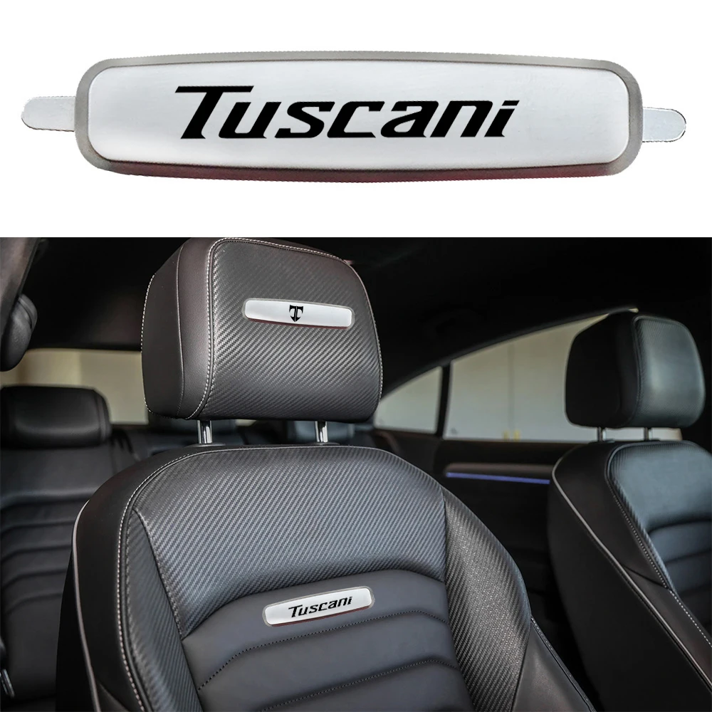 Car Styling Car Metal Seat Emblem Seat Tuning Badges Sticker For Hyundai Tuscani II III IV Tuscani Coupe Tiburon Car Accessories