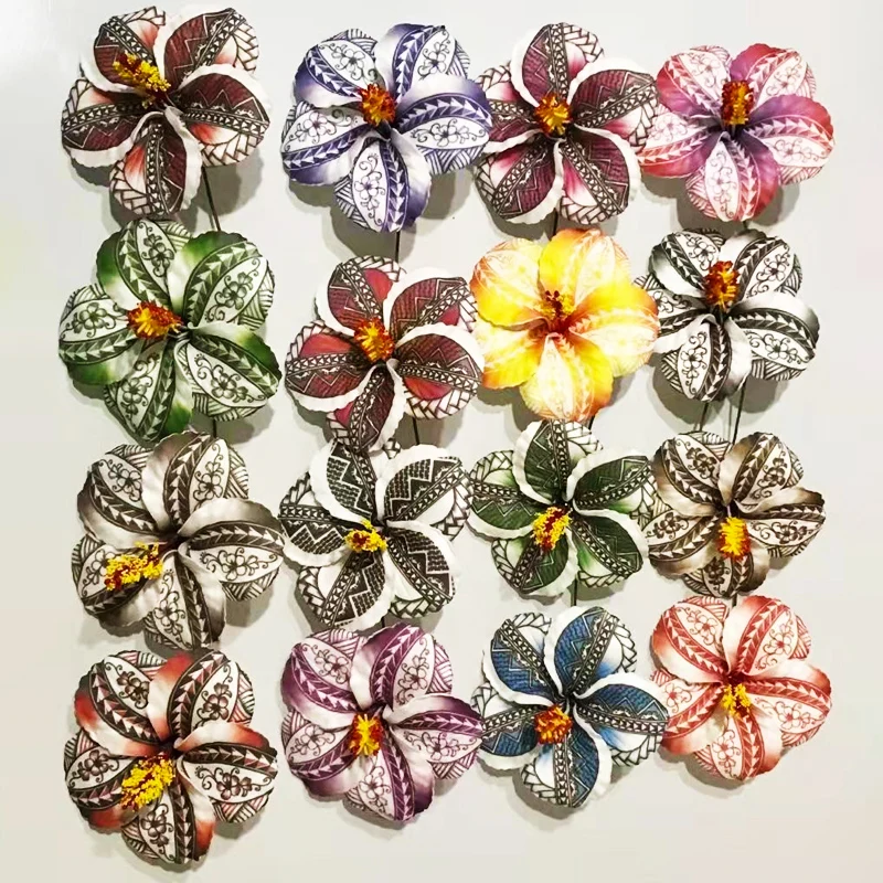 80Pcs Mixed Color Fashion Hair Pick for Women Foam Flower Popular Hair Clip Wedding Party Hair Accessories Free Shipping