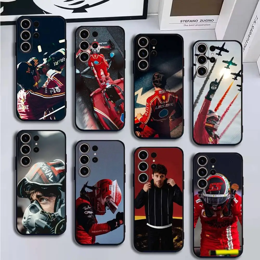 

F1-16-C-Charles-Phone-Case Phone Case For SamsungS25,24,21,22,23,30,Ultra,20,Plus,Fe,Lite,Note,10,9,Soft Black Cover