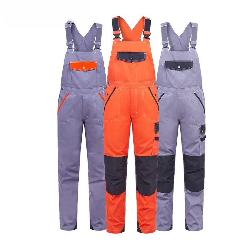 

Летние рабочие комбинезоны мужские, многокарманные, износостойкие, тонкие, для ремонта и мастерских работ