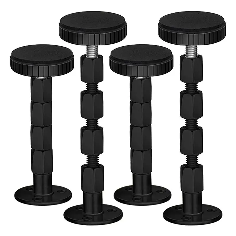 B97A-Threaded Headboard Stoppers Adjustable Bumper Against Wall, Antishake Tool, Bed Shake Support Stabilizer Device