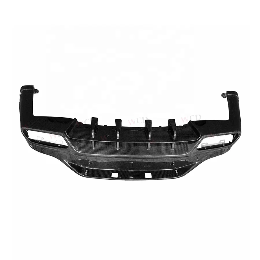 GLC63 Top Style Rear Bumper Lip For Mercedes-Benz GLC63 AMG GLC43 X253 COUPE Rear Diffuser Bodykit