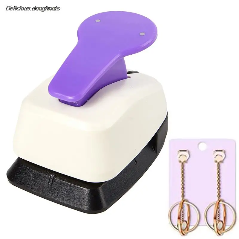 Scrapbooking Paper Punch Earring Card Hole Puncher DIY Children\'s Hole Punch Punches Tool for School Office Ring Binder Paper