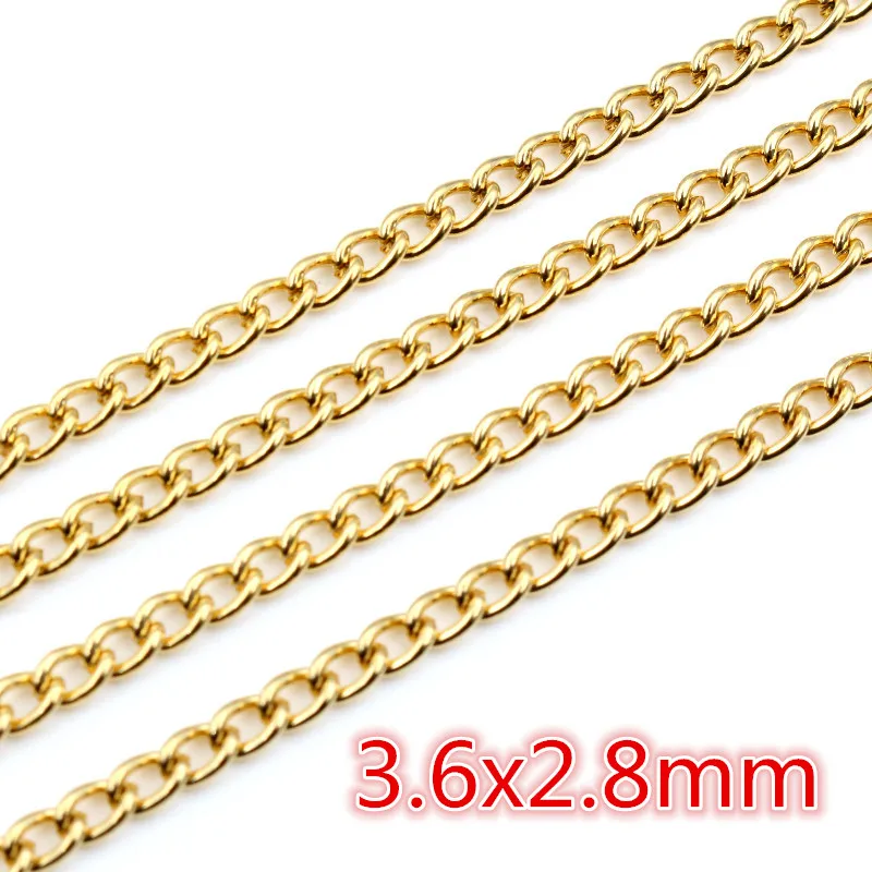 Never Fade Stainless Steel Gold Plated Necklace Chains