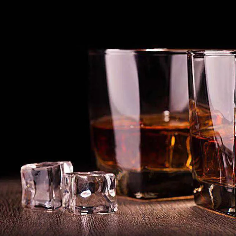Искусственные Акриловые Кубики льда, 10 шт., искусственные кристаллы, украшения для свадьбы, бара, вечевечерние, пива, аксессуары, виски, напитков, реквизит для фотографии