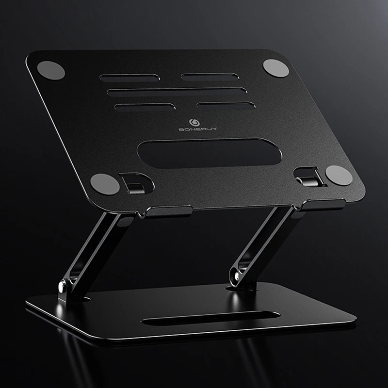 Folding Double-layer Heightened Neck Protector Storage Aluminum Alloy Notebook Stand Computer Stand New Portable Home Desk