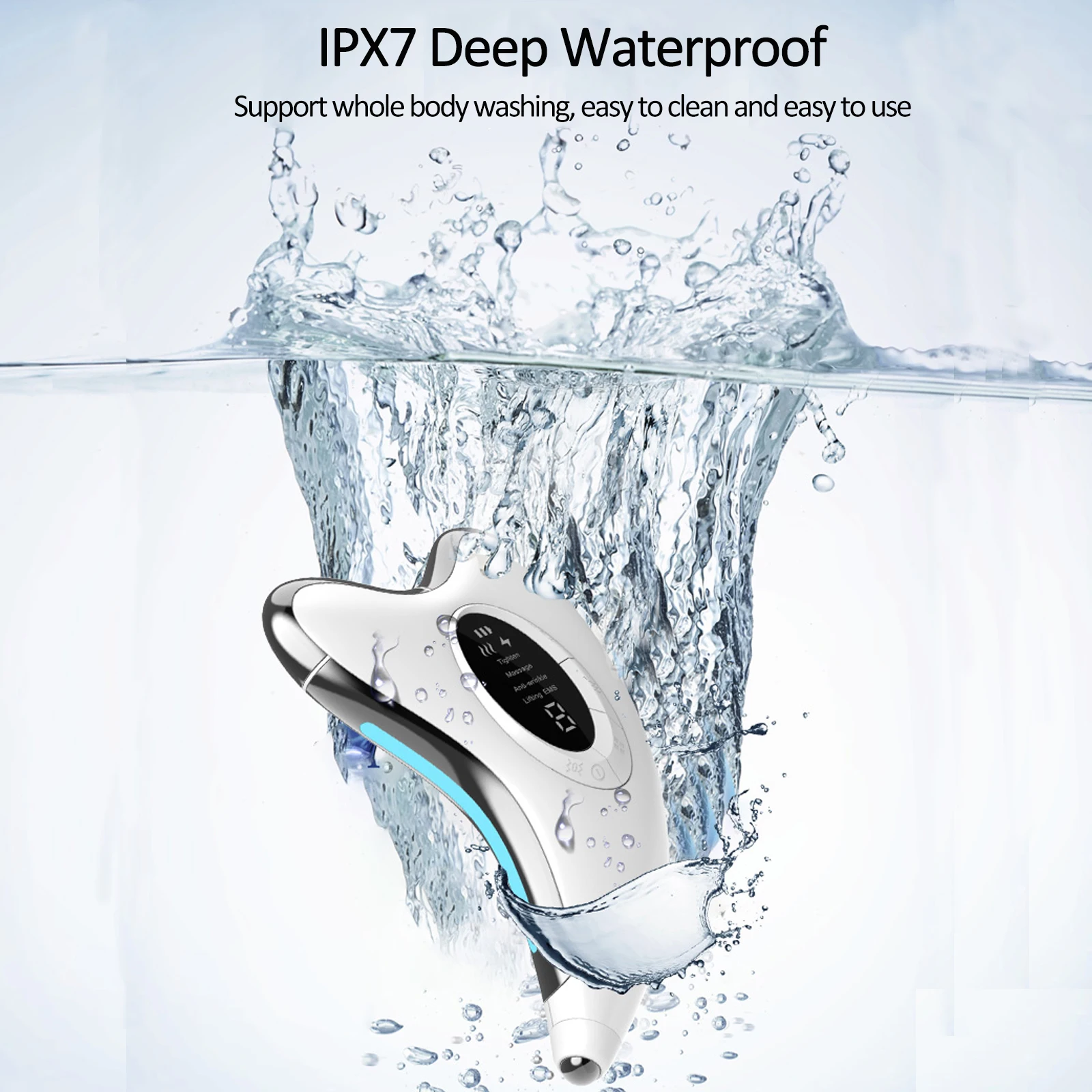 Microcurrent Portable Home Use USB Rechargeable Cordless High Frequency Facial Wand Beauty and Skincare Wrinkle Reducing Device