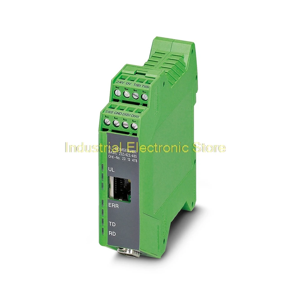 New FL COMSERVER BASIC 232/422/485 Interface Converter For Phoenix Support TCP And UDP 2313478
