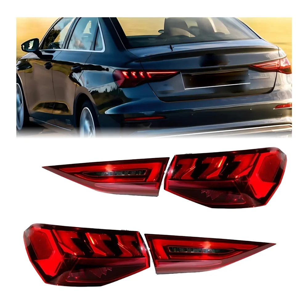 

A3 2020-2024 A3 8Y Задние задние фонари 8Y0945307 8Y0945308 Дневные ходовые огни Автомобильные аксессуары