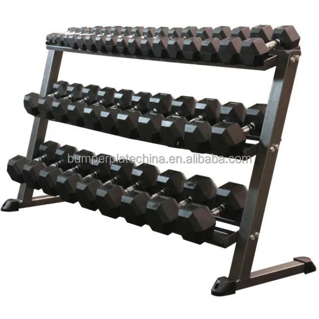 

China Fitness Equipment 3 Layer Dumbbell Rack
