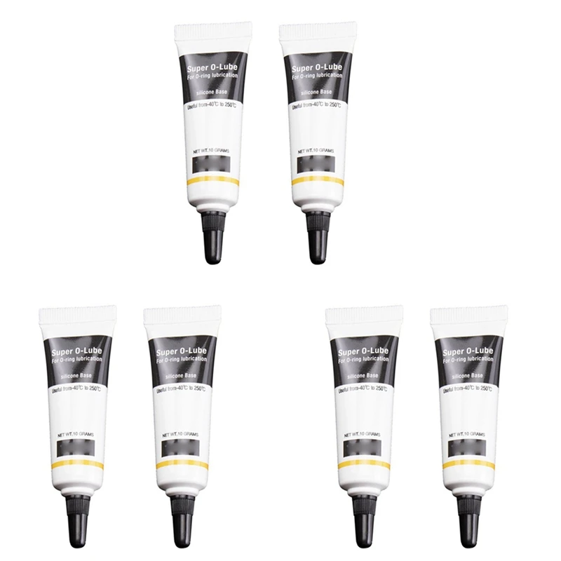 6X High Grade Silicone Grease Lubricant Super O-Lube O-Ring Lubrication For O-Ring Maintenance Of Aquarium Filter Tank