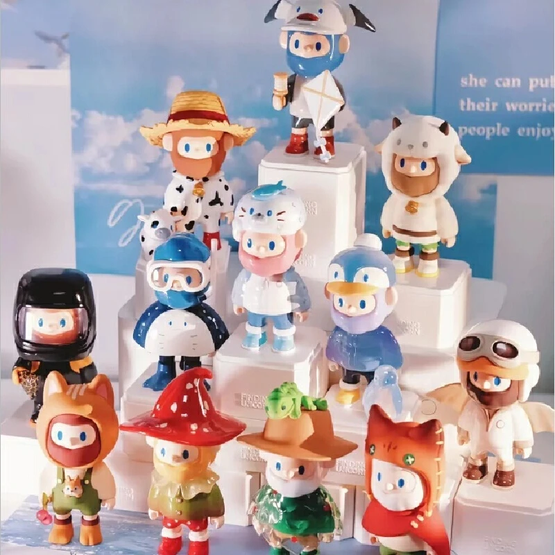 

Farmer Bob9 Adventure Series Blind Box Cute Cartoon Peripheral Model Handmade Doll Trendy Desktop Ornament Doll Toy Gift