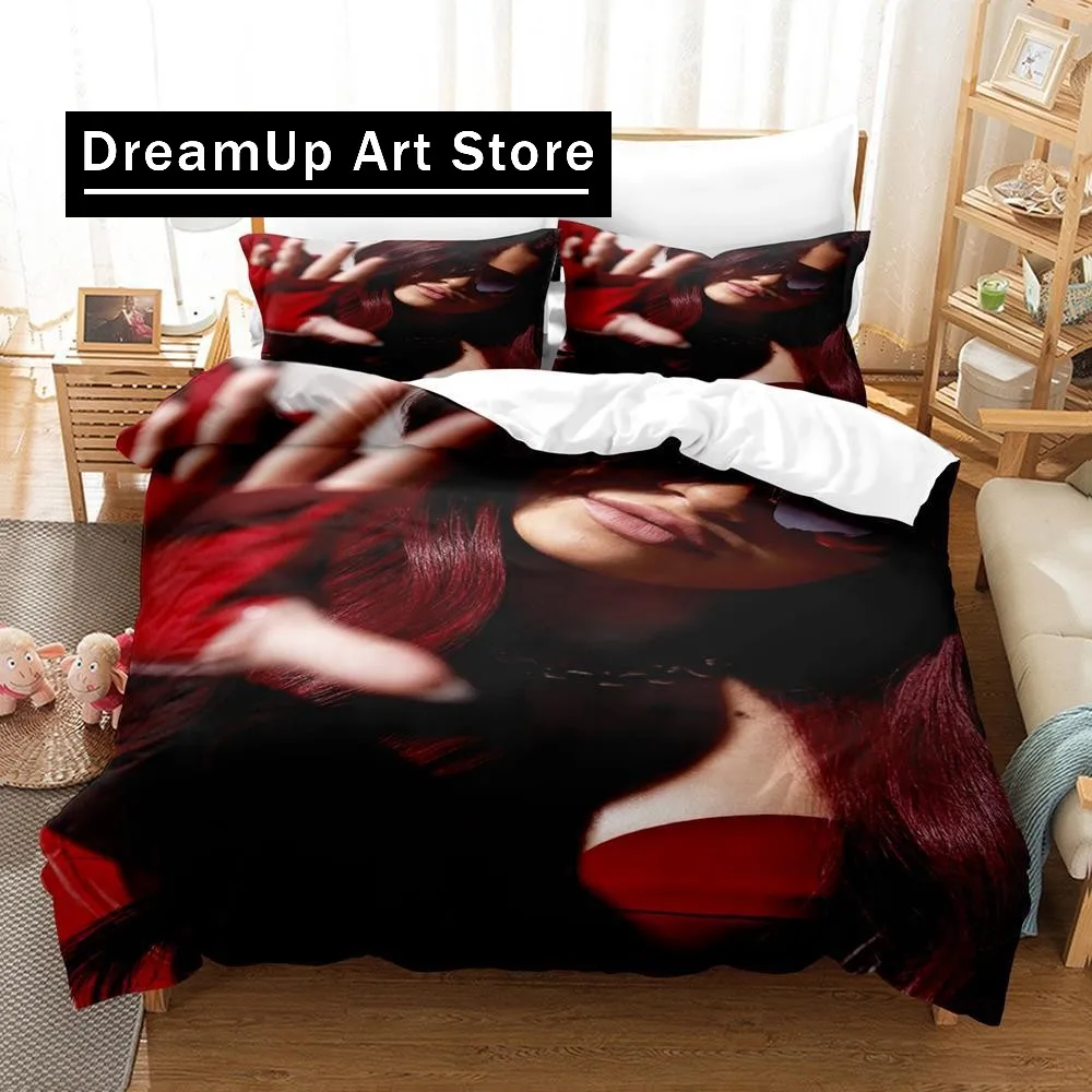 Nessa Barrett I Wanna Die Bedding Set Single Twin Full Queen King Size Bed Set Aldult Kid Bedroom 3D Print Anime Bed Sheet