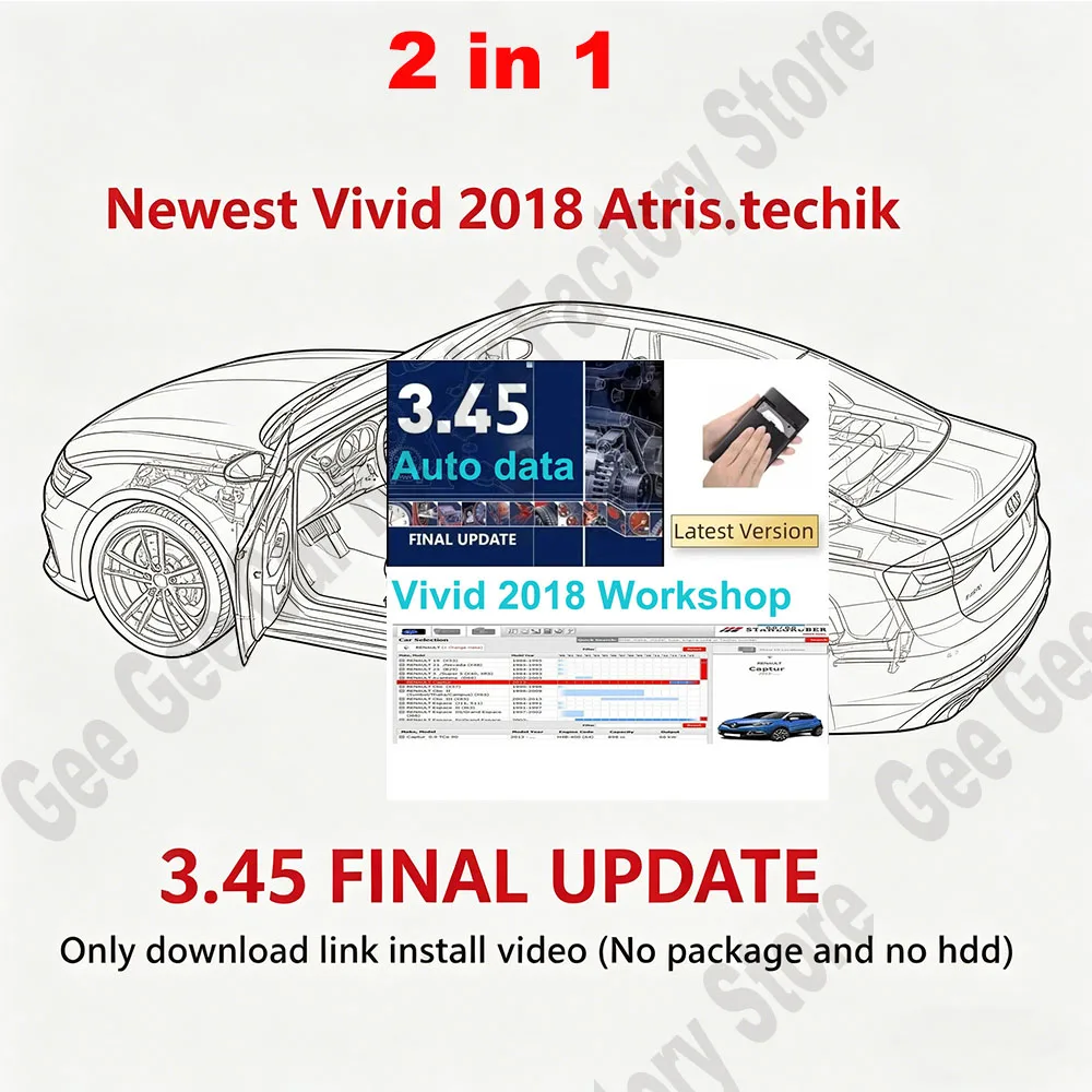 

vivid 2018 obd2 scanner Auto repair software Europe Automotive Repair Software vivid workshop 2018 Atris-Technik + autodata 3.45