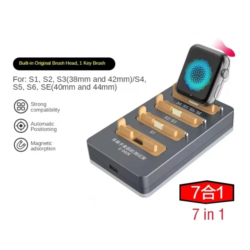 AIXUN S-DOCK IWatch Restore Test Stand AWRT IBUS Recovery Adapter, Repair Tool for IWatch Series S1 S2 S3 S4 S5 S6