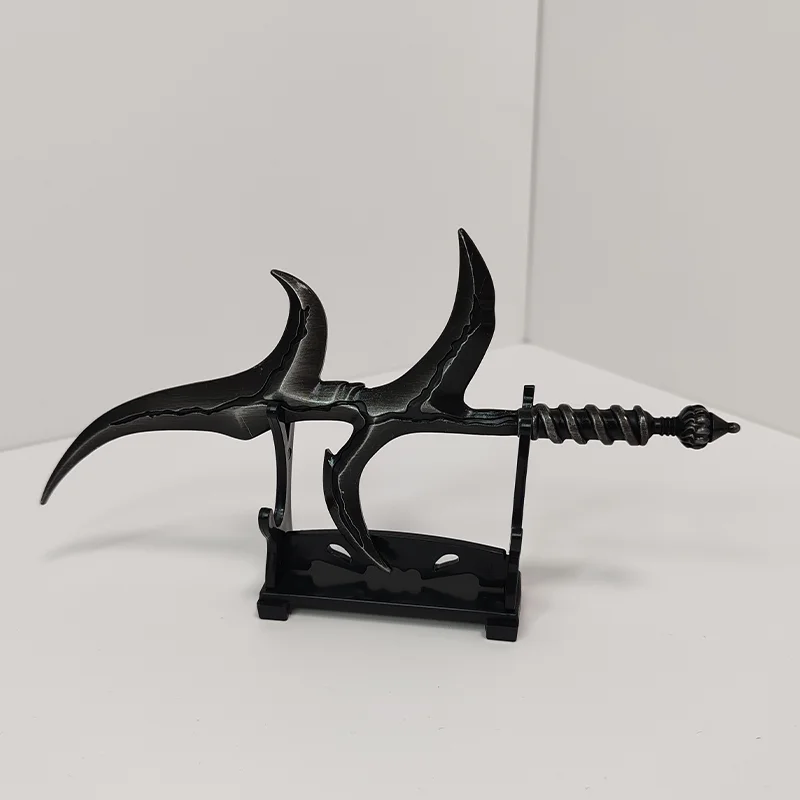 18cm Black Knife Greatsword All Metal Weapon Model Sword Toy Knife Cosplay Props Action Figure Collections Boys Gifts