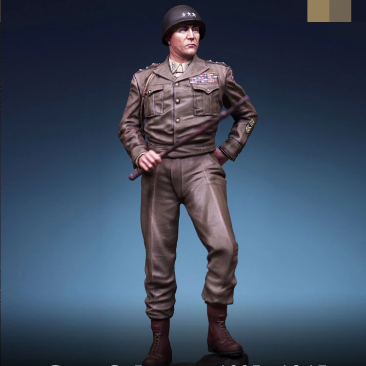 1/35 Resin Model figure GK Soldier, Gen. G. Patton, ufficiale militare degli stati uniti, tema militare, kit non assemblato e non verniciato