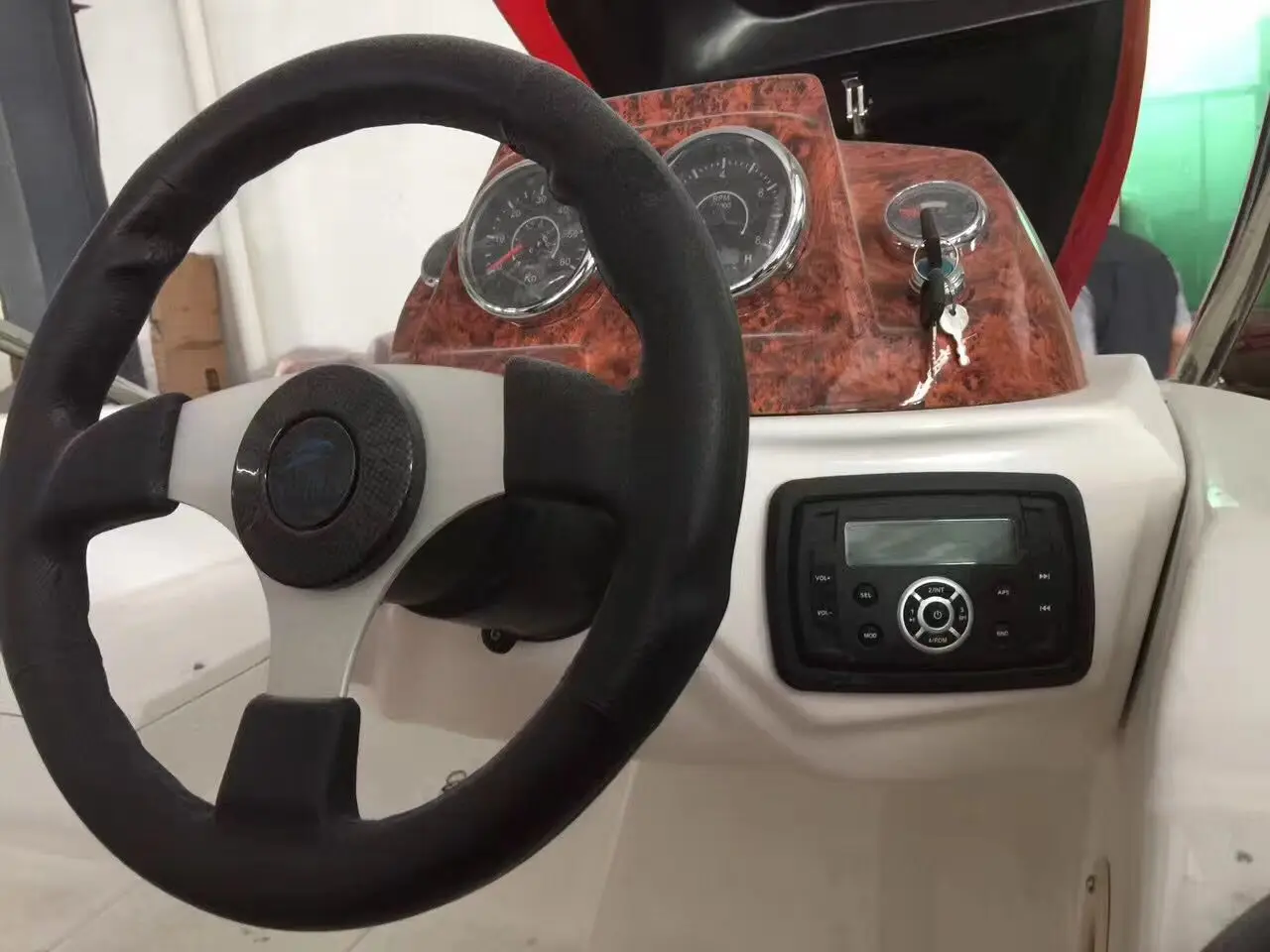 3 Inches Display AM/FM Compact Marine UTV RZR Bl-ue-to-oth Radio Digital Media Receiver MP3 / Photo/Video Playback