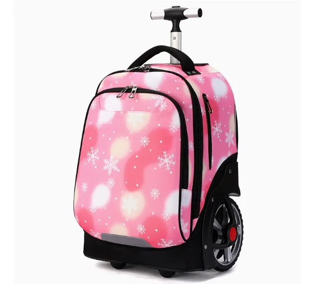 Kids Rolling luggage Backpack School Wheeled trolley bags Teenagers boys girls Travel Trolley Laptop backpack Trolley backpack