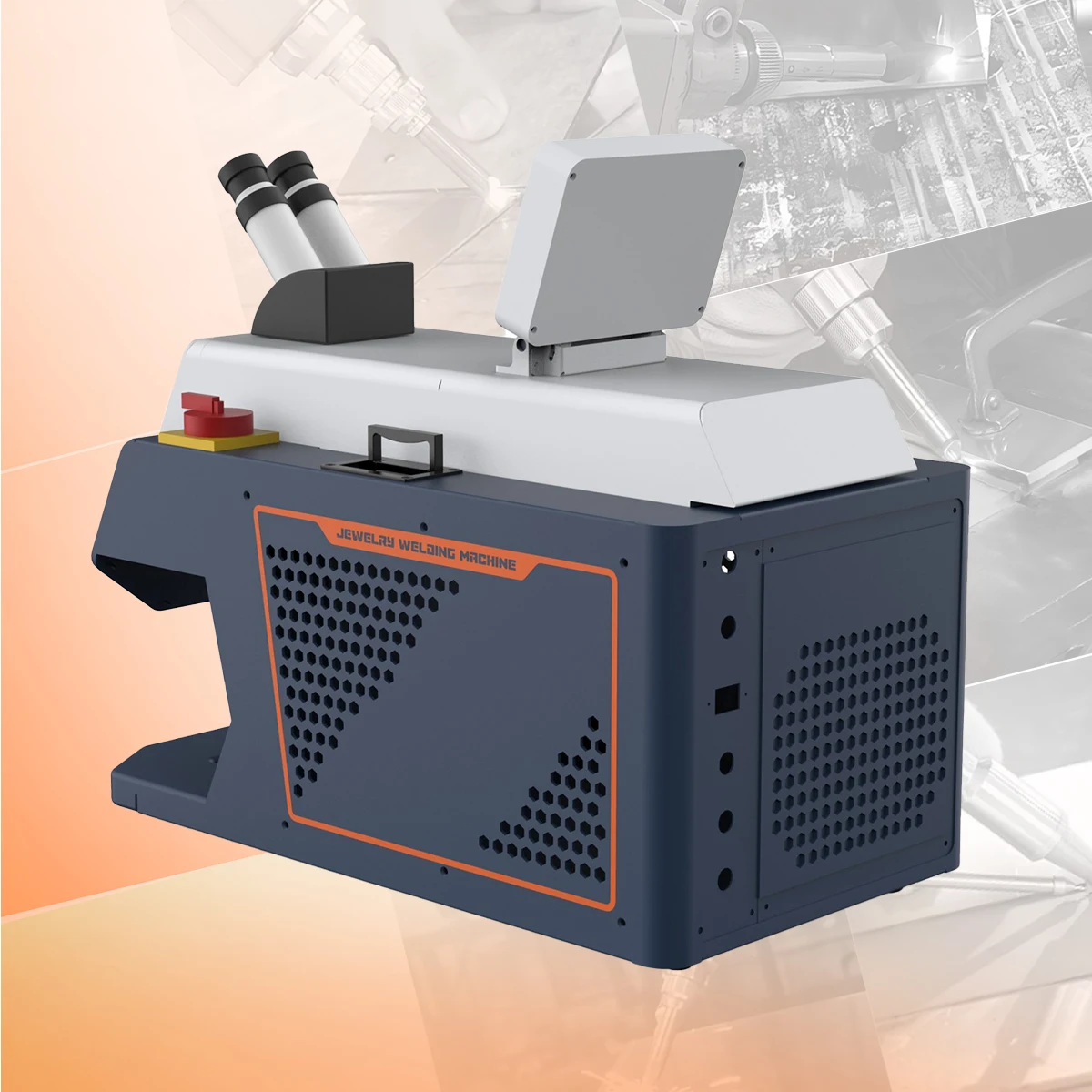 Gold Desktop Laser Welding Small Machine Water Chiller for Iron Cutter and Tools Saving Spotlight Hot Sales