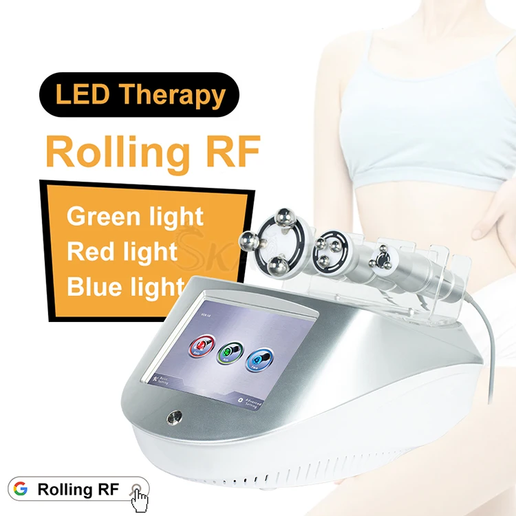 

New Arrival Rolling RF Skin Firming Brightening Beauty Device with Automatic Rotating-head