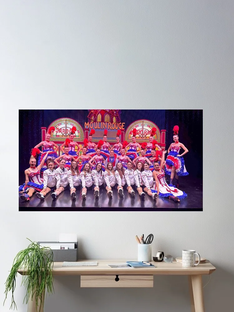 MOULIN ROUGE MOVIE, Art Print Silk Poster Home Wall Decor