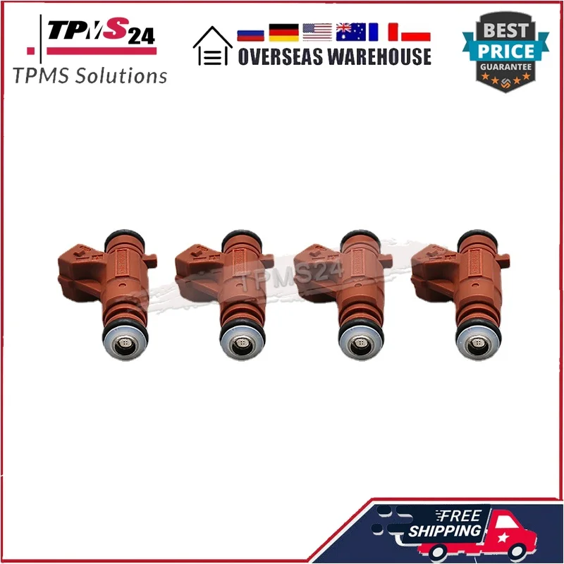 

For 2000-2003 Saab 9-3 2.0L 2000-2002 Saab 9-3 2.3L 2000-2009 Saab 9-5 2.3L 4Pcs Fuel Injectors 0280156023