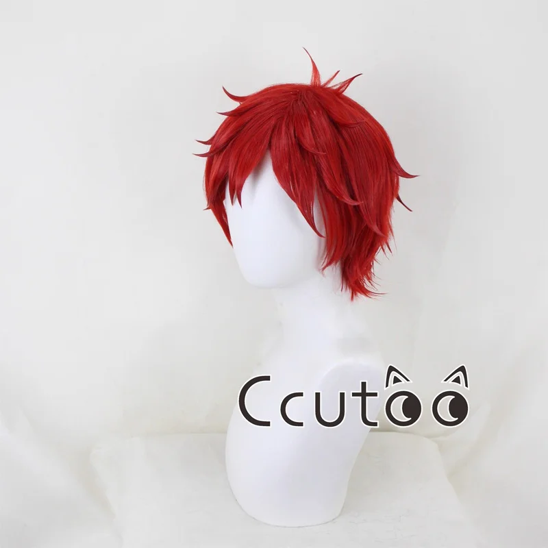 شعر مستعار رينهارد فان أستريا قصير أحمر اللون من الشعر الاصطناعي لحفلات الهالوين #3