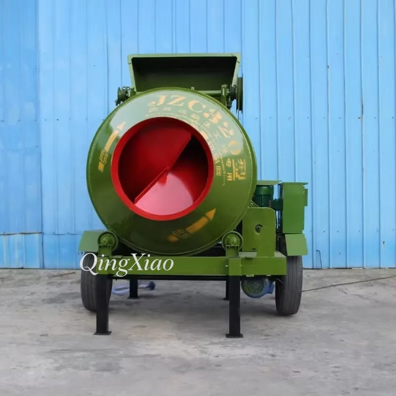Mixer Beton Industri FOB Heavy Duty 350L Dengan Cincin Gigi Besi Cor Untuk Operasi Andal Di Lokasi Konstruksi Profesional