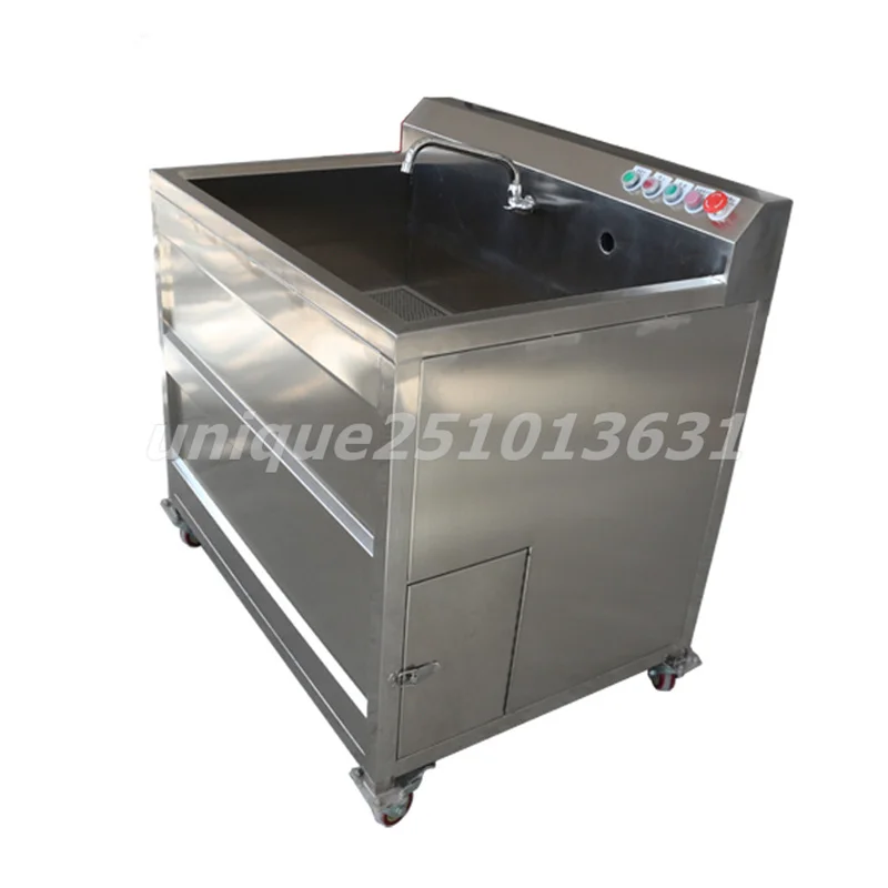 300kg/H Single-Slot Vegetable and Fruit Washing Machine Automatic Stainless Steel Potato and Carrot Washing Machine