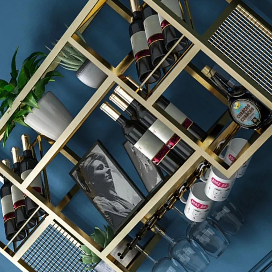 

Wall Mount Bar Cabinet Gold Metal Mobile Narrow Square Small Ideas Cabinets Living Room Coffee Bar Whiskey Showcase Furniture