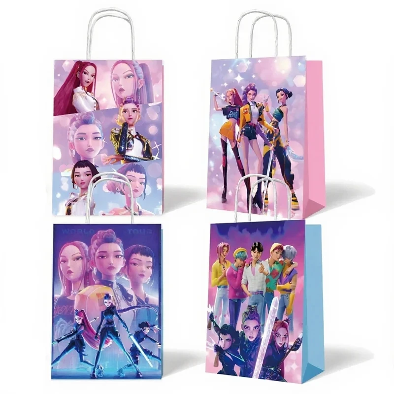 2025 نمط جديد مجموعة الصيد الساحرة موضوع الحلوى شنطة هدايا كرافت ورقة حقيبة ملصق ختم ورقة حقيبة يجب أن يكون هدايا لعيد الميلاد #2