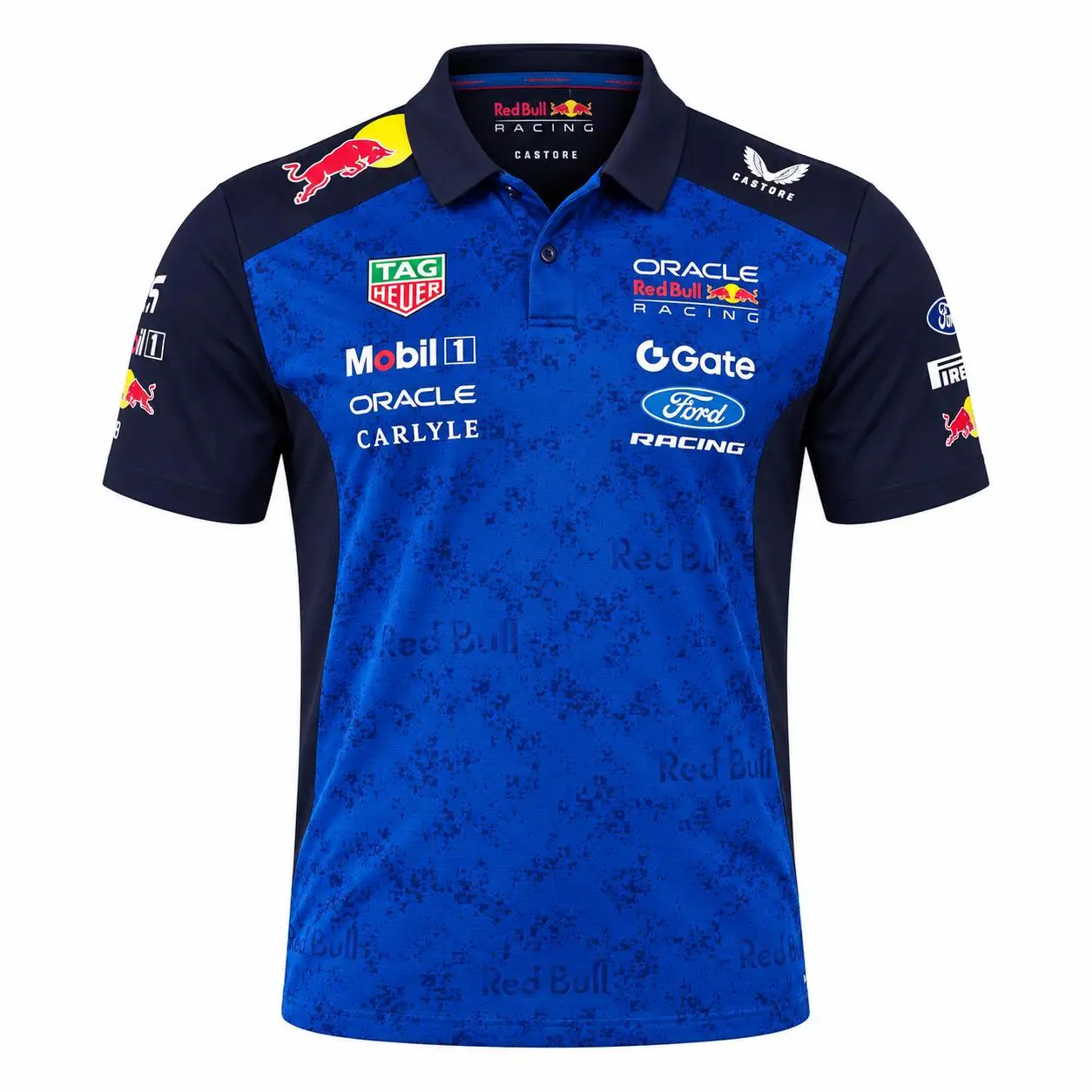 Red Bull F1 Max Verstappen Inspired Racing Polo Shirt, Men Casual Sports Top Gift for Formula 1 Motorsport Racing Fans
