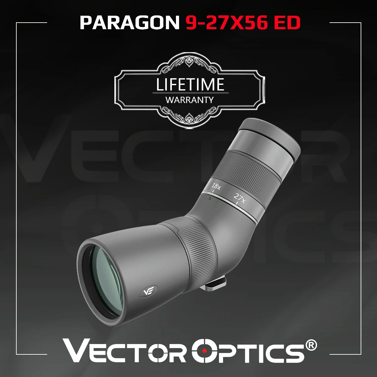 Vector Optics Paragon 9-27x56 Ultra Short Spotting Scope With ED Objective Lens Extra-low Dispersion Include Tripod