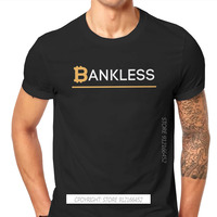 Bankless Hipster TShirts Bitcoin Cryptocurrency Miners Meme Men Harajuku Fabric Tops T Shirt Crew Neck Casual Big Size