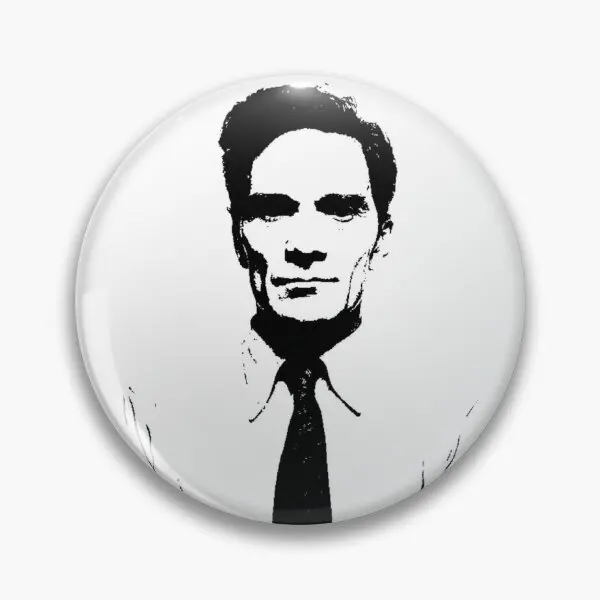 Pier Paolo Pasolini Tribute  Soft Button Pin Metal Badge Lapel Pin Creative Cute Jewelry Fashion Funny Brooch Clothes Lover