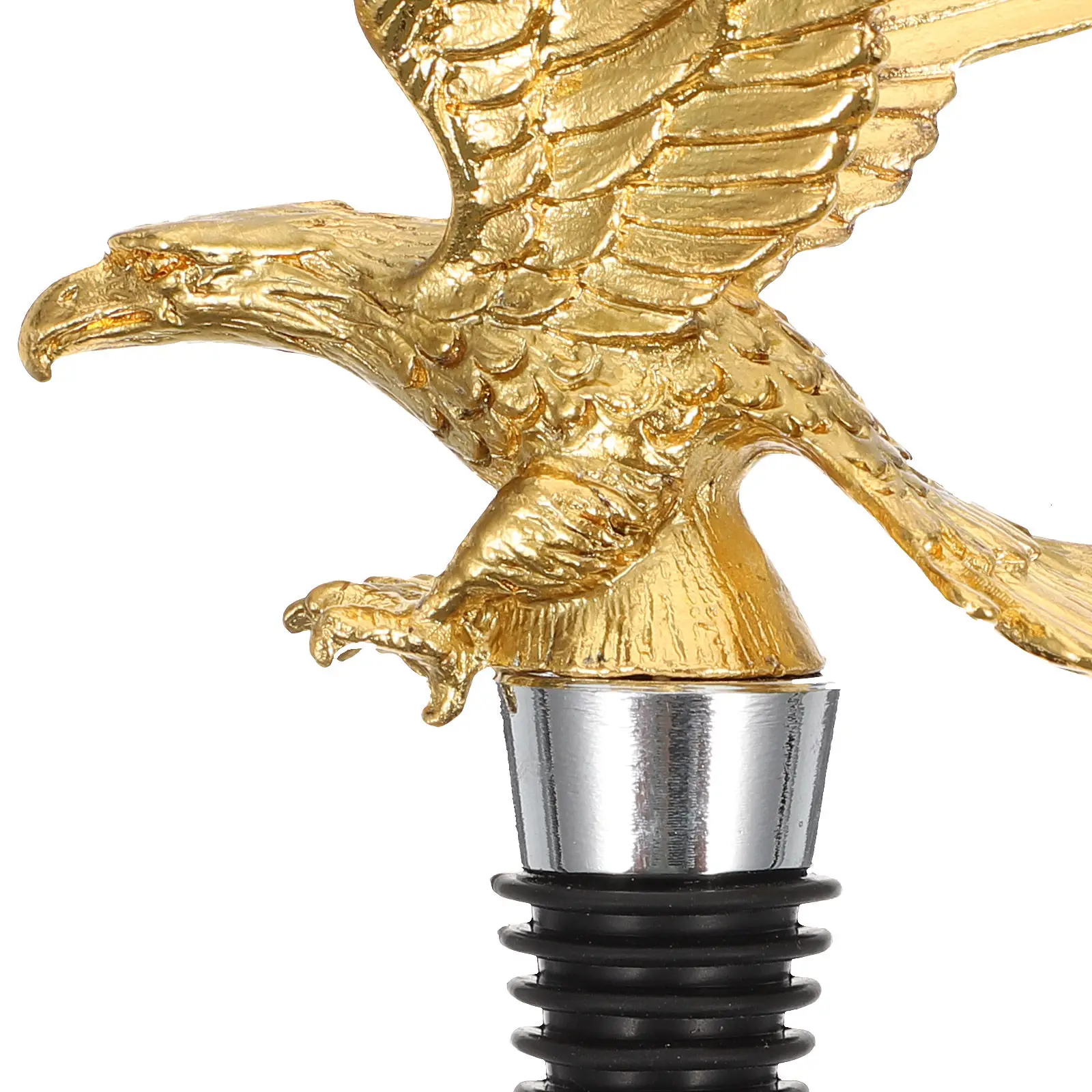 1Pcs High-Quality Zine-Alloy Eagle Wine Stopper Strong Deformation-Resistant Bottle Sealing Plug for Red Wine Gifts