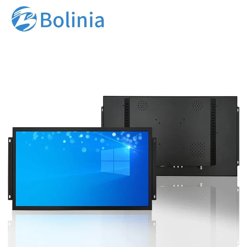 Factory 21.5 inch 1920*1080 HD-MI VGA BNC Resistive touch screen Metal TFT Open Frame Embedded industrial LCD