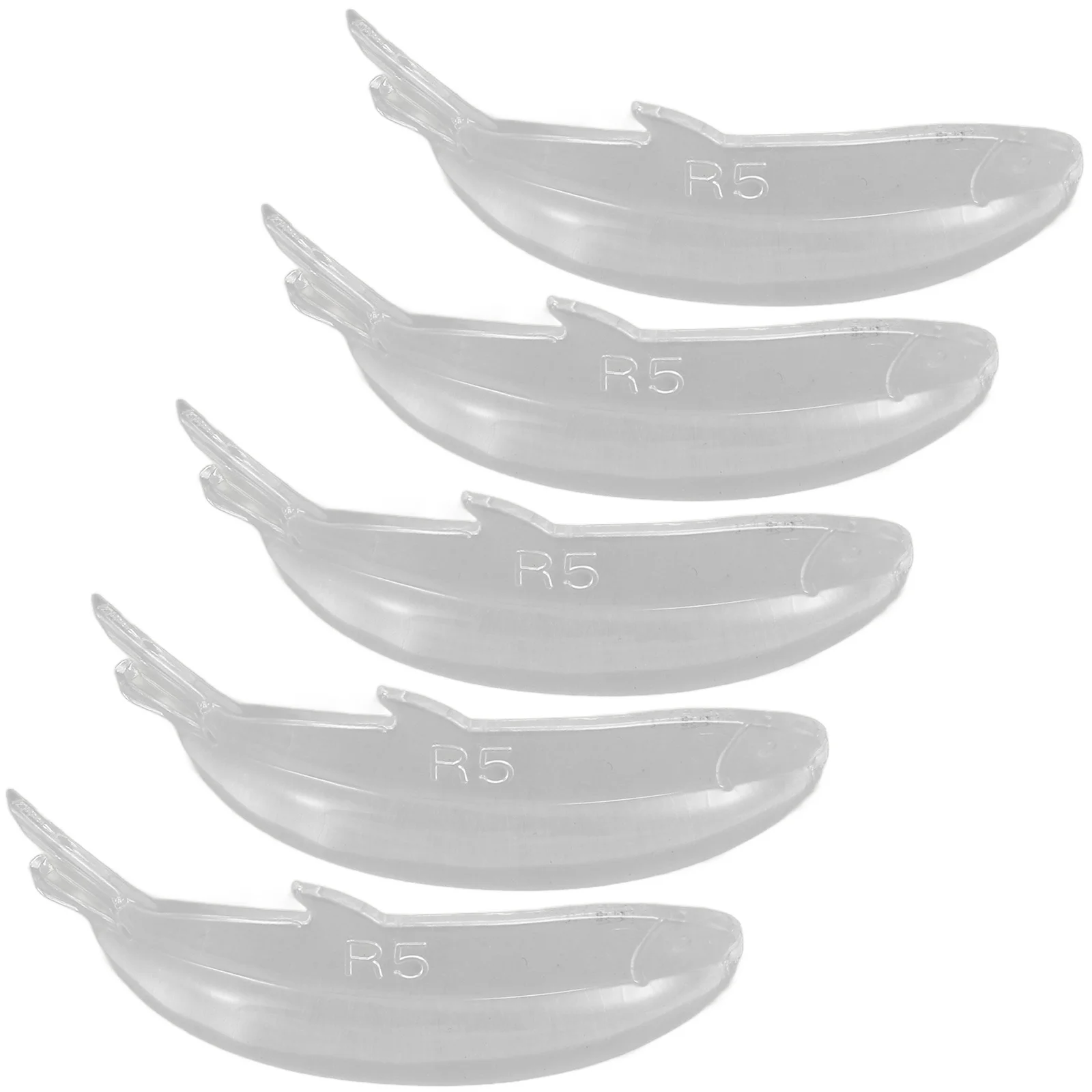 

5Pairs Silicone Eyelash Lift Pads Soft Elastic Fish Design for Comfortable Lash Curling Easy Clean Reusable Lash Lifting Pads