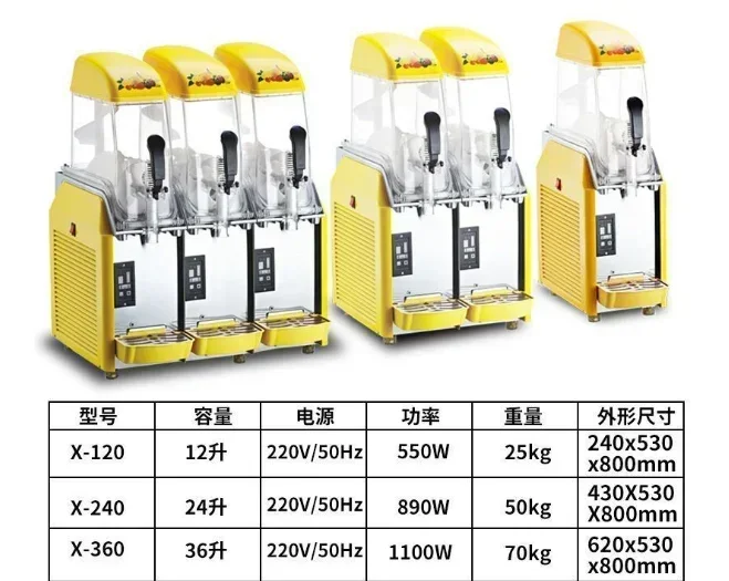 Commercial Counter Top Use Electric Slush Machine Ice Drink Maker Slush Machine For Sale.