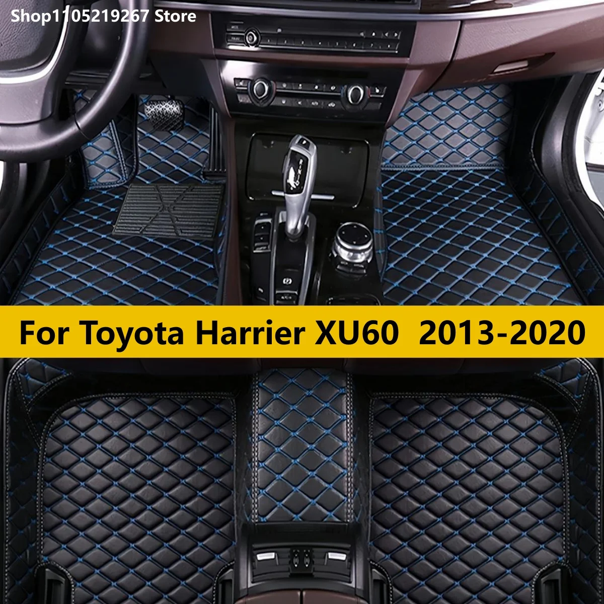 

Custom Car floor Mat Fit For Toyota Harrier XU60 2013 2014 2015 2016 2017 2018 2019 2020 Auto Carpets Foot Coche Accessories
