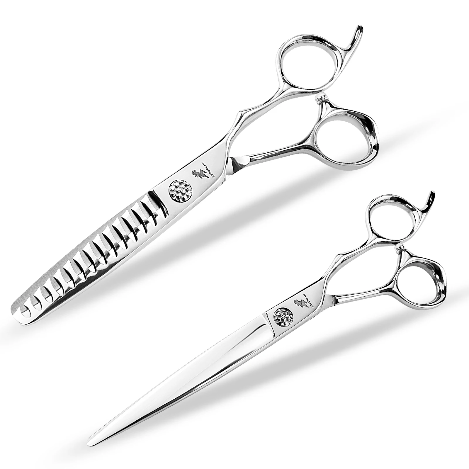 

6.0 Inch VG10 New Fashion Design Beauty Barber Scissors Flat Scissors Tooth Hair Scissors