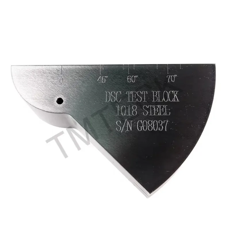 AWS Type DSC Calibration Block 1018 Steel for Angle Beam Transducers