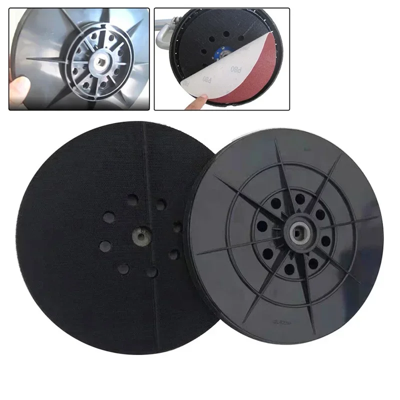 Drywall Sander  Hook and Loop 9 Inch 230mm 8 Hole Backup Sanding Pad Backing Plate for Grinding Disc Polishing Woodworking