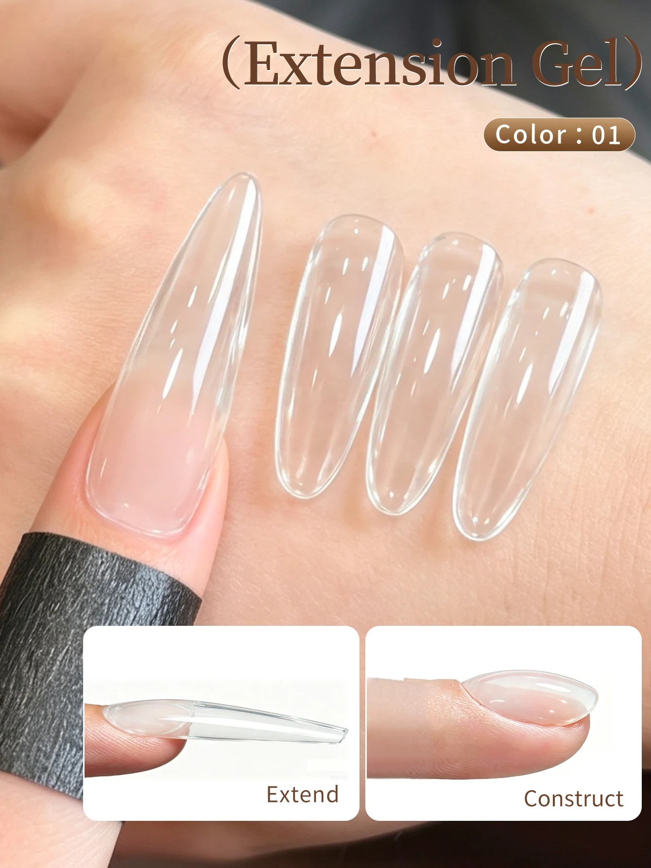 1Pc 30Ml Solid Extension Gel for Strengthening and Shaping, Not Easy to Break Nail Polish Gel