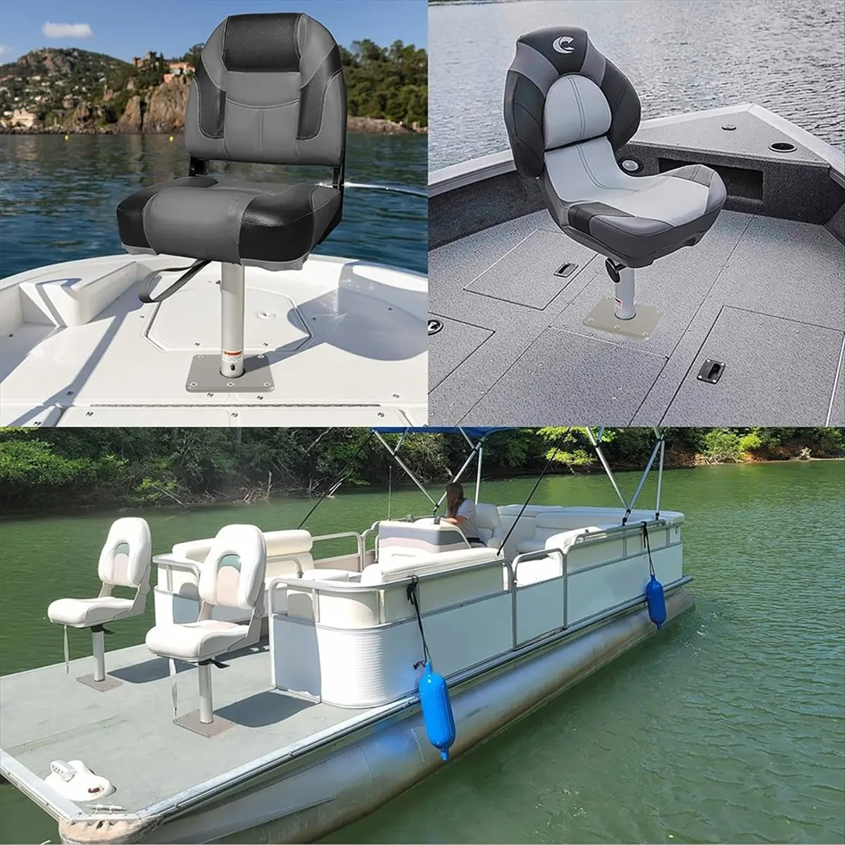 #99J Boat Seat Pedestal for 3/4inch Boat Seat Pin Post Socket,boat pedestal base,(Aluminum Alloy)
