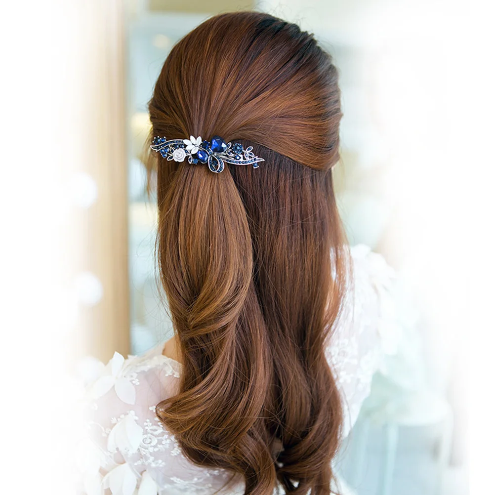 

3 Pcs Retro Spring Hair Clips Crystal Bowknot Vintage Hairpin Women Elegant Hairstyling Tool Practical Accessories